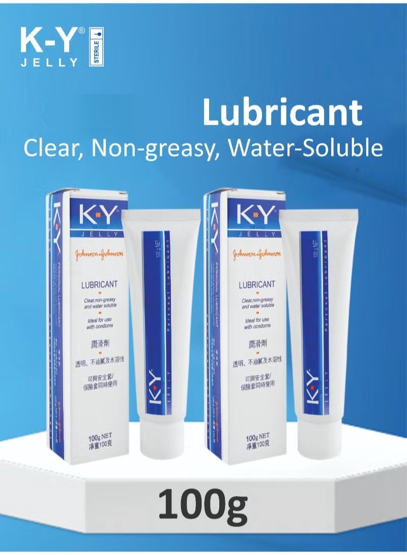 KY Jelly Lube 100g – Gentle, Non-Sticky, Pack Of 2